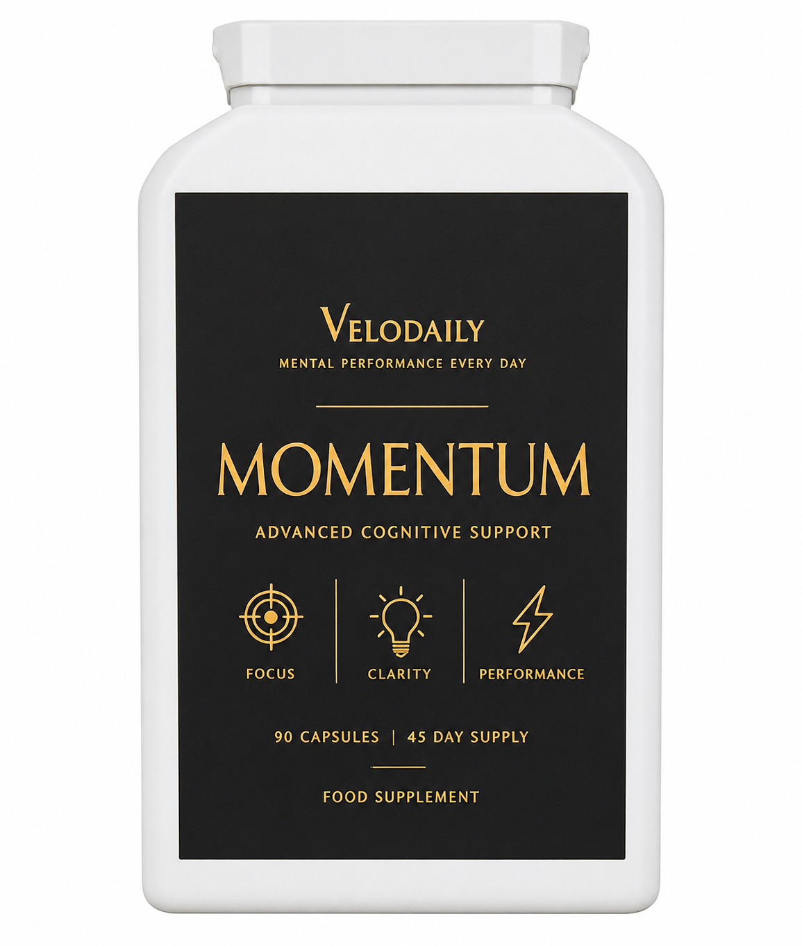 Velodaily Momentum new bottle front view
